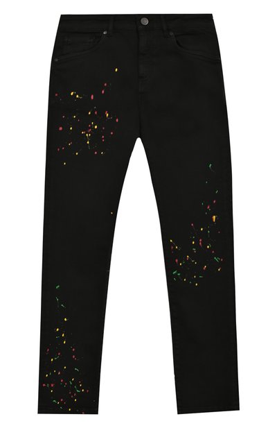 Джинсы MARCELO BURLON KIDS OF MILAN черного цвета по цене 20850 руб., арт. 20E/B/MB/3062/1042/8-14Y, фото 1 Джинсы MARCELO BURLON KIDS OF MILAN, арт. 20E/B/MB/3062/1042/8-14Y, фото 1