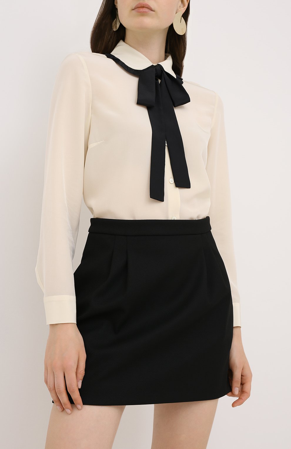 Шелковая блузка REDVALENTINO, арт. UR3ABA80/48P, фото 3