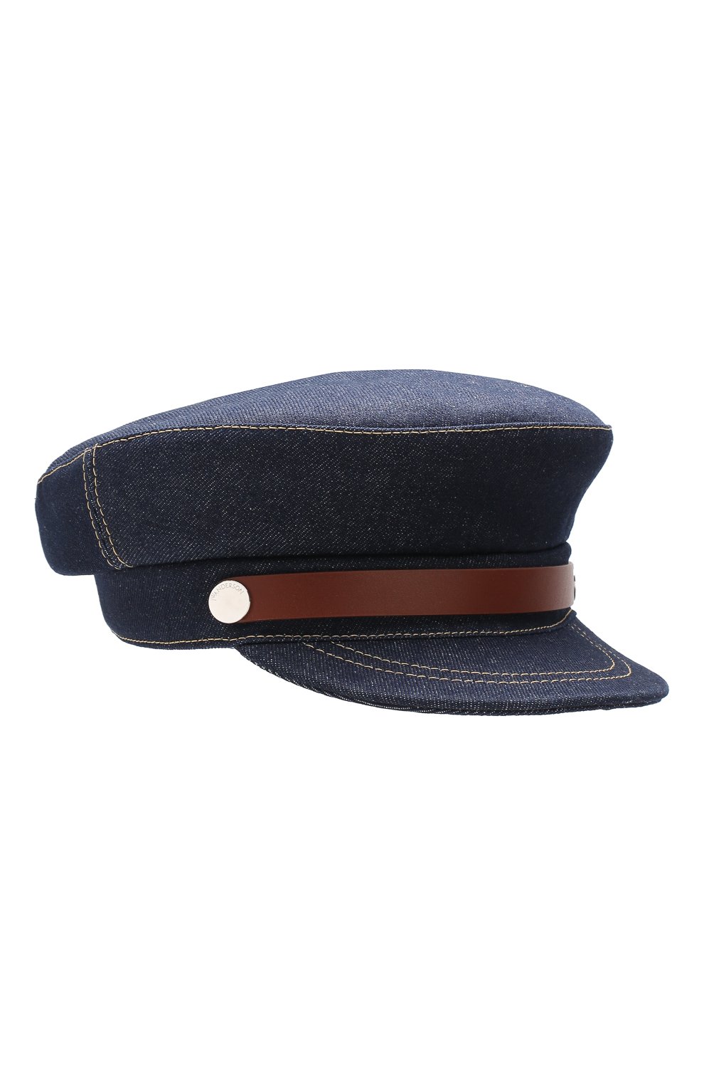 Джинсовая кепка с отделкой из кожи JW ANDERSON, арт. AC00519C 220/870, фото 1