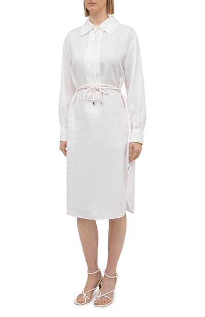 Льняное платье GIORGIO ARMANI, арт. 1WHVA08L/T02IL, фото 3