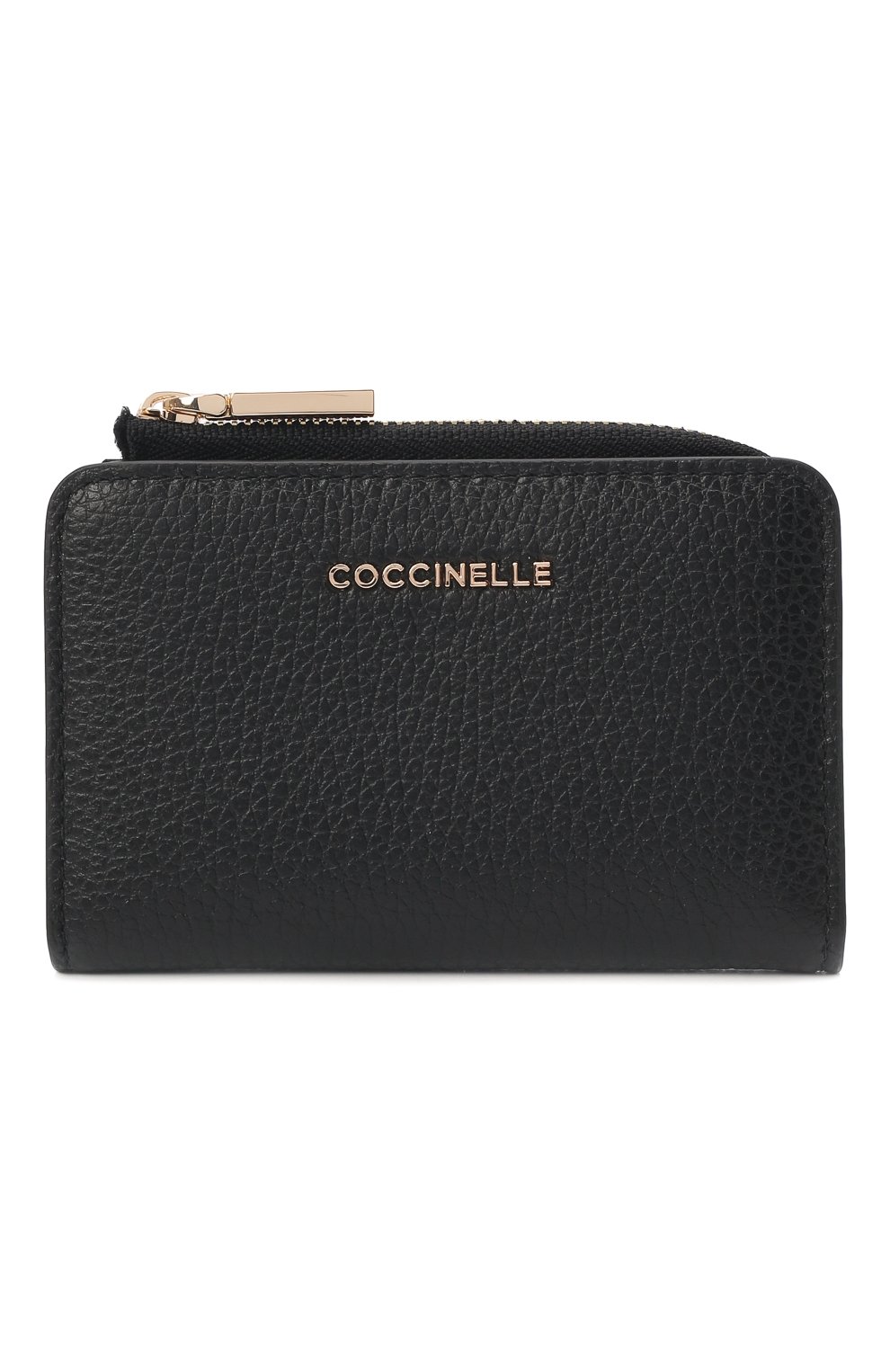 Кожаное портмоне metallic soft COCCINELLE черного цвета по цене 9950 руб., арт. E2 LW5 17 01 01, фото 1 Кожаное портмоне metallic soft COCCINELLE, арт. E2 LW5 17 01 01, фото 1