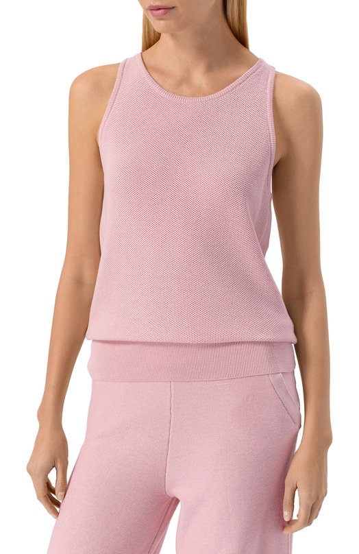 Топ из шелка и хлопка MVST WS61-606MU Розовый  WS61-606MU Фото 3