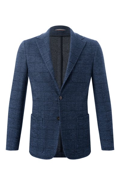 Мужской пиджак из шерсти и хлопка CANALI, арт. J0147/JJ02554