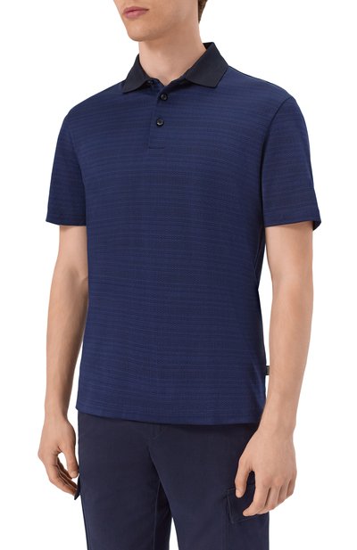 Хлопковое поло BOSS, арт. 50543402, фото 3