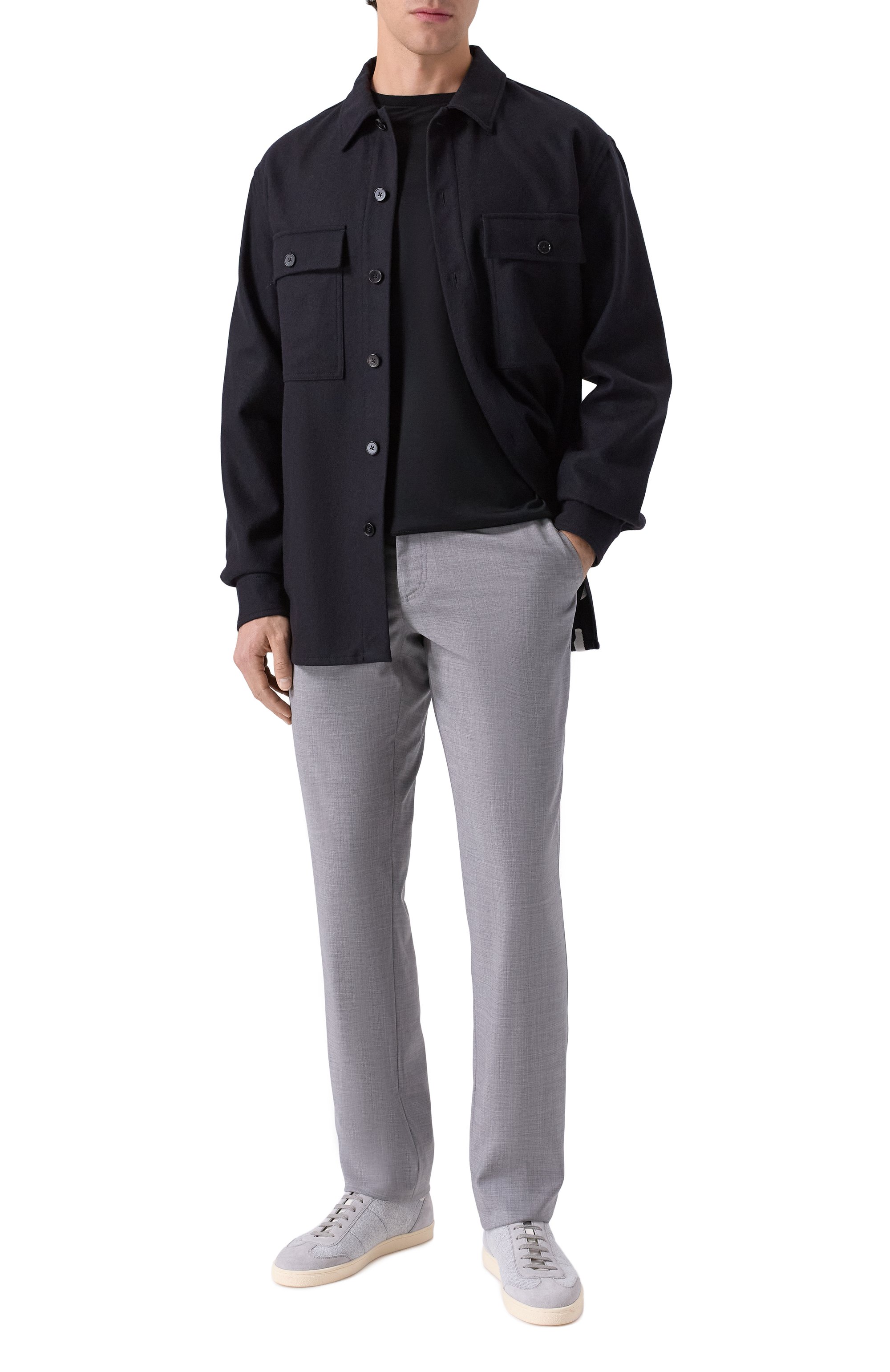 Шерстяные брюки ZILLI, арт. CP801BM028660014U, фото 2