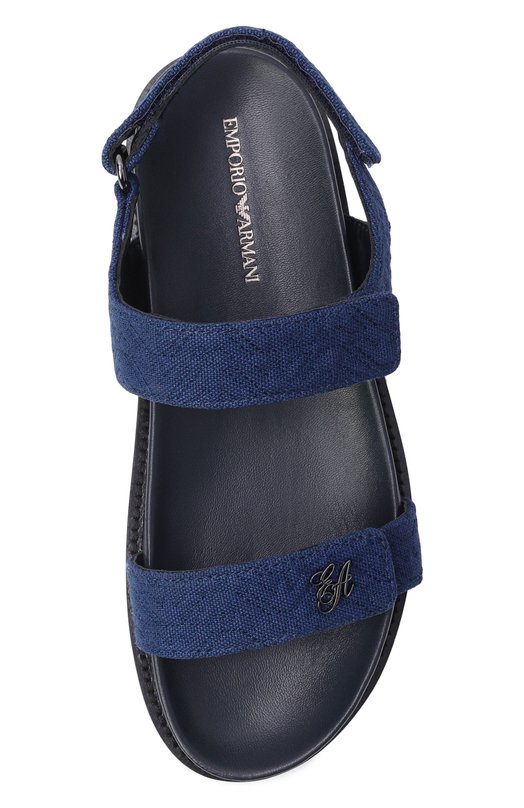 Текстильные сандалии Emporio Armani EW004049/AF21970 Синий  EW004049/AF21970 Фото 6