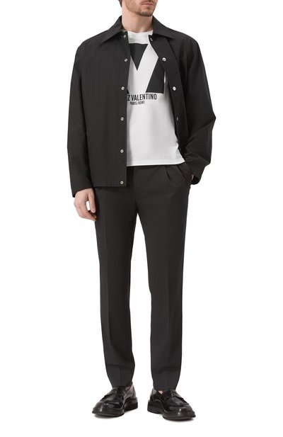 Хлопковая футболка VALENTINO, арт. 6V3MG16P/AQ9, фото 2