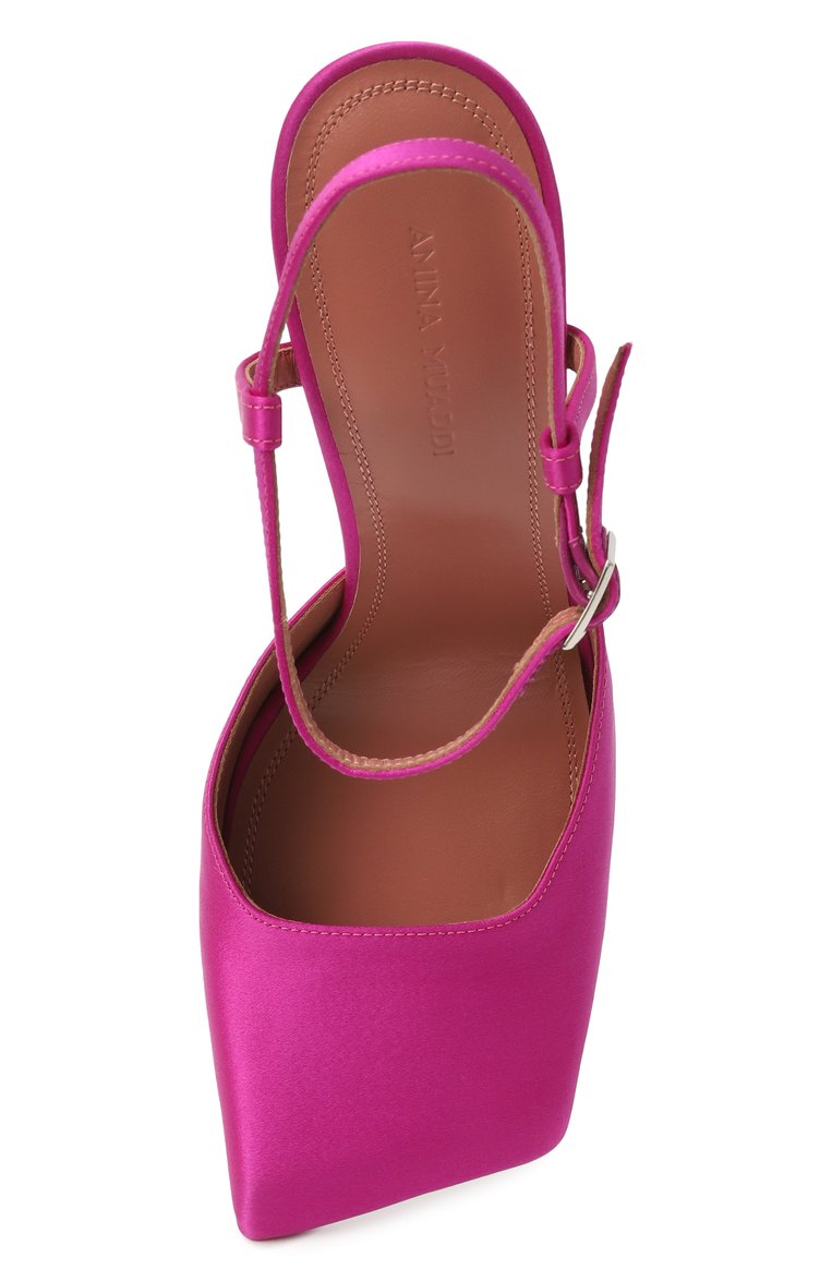 Текстильные туфли charlotte 95 AMINA MUADDI, арт. CHARL0TTE PUMP 95, фото 4