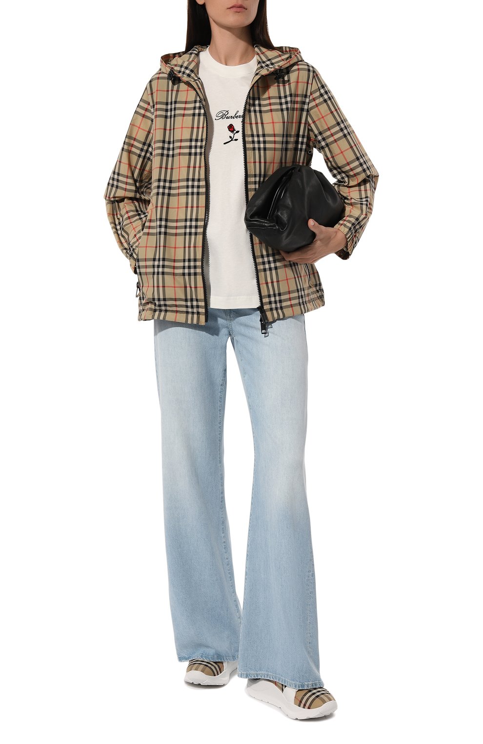 Хлопковая футболка BURBERRY, арт. 8083647, фото 2