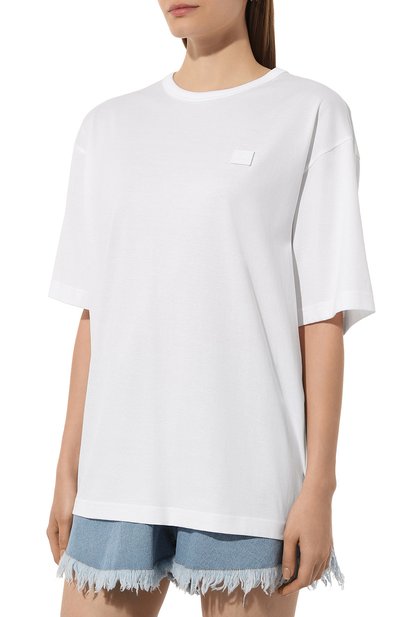 Хлопковая футболка ACNE STUDIOS, арт. FA-UX-TSHI000244, фото 3