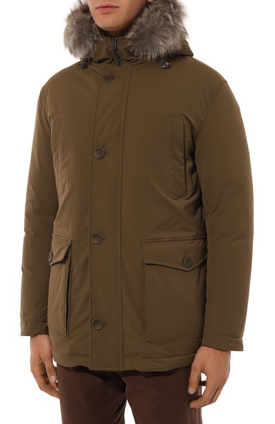 Пуховик с отделкой из койота HERNO, арт. PI000940U/12343, фото 3