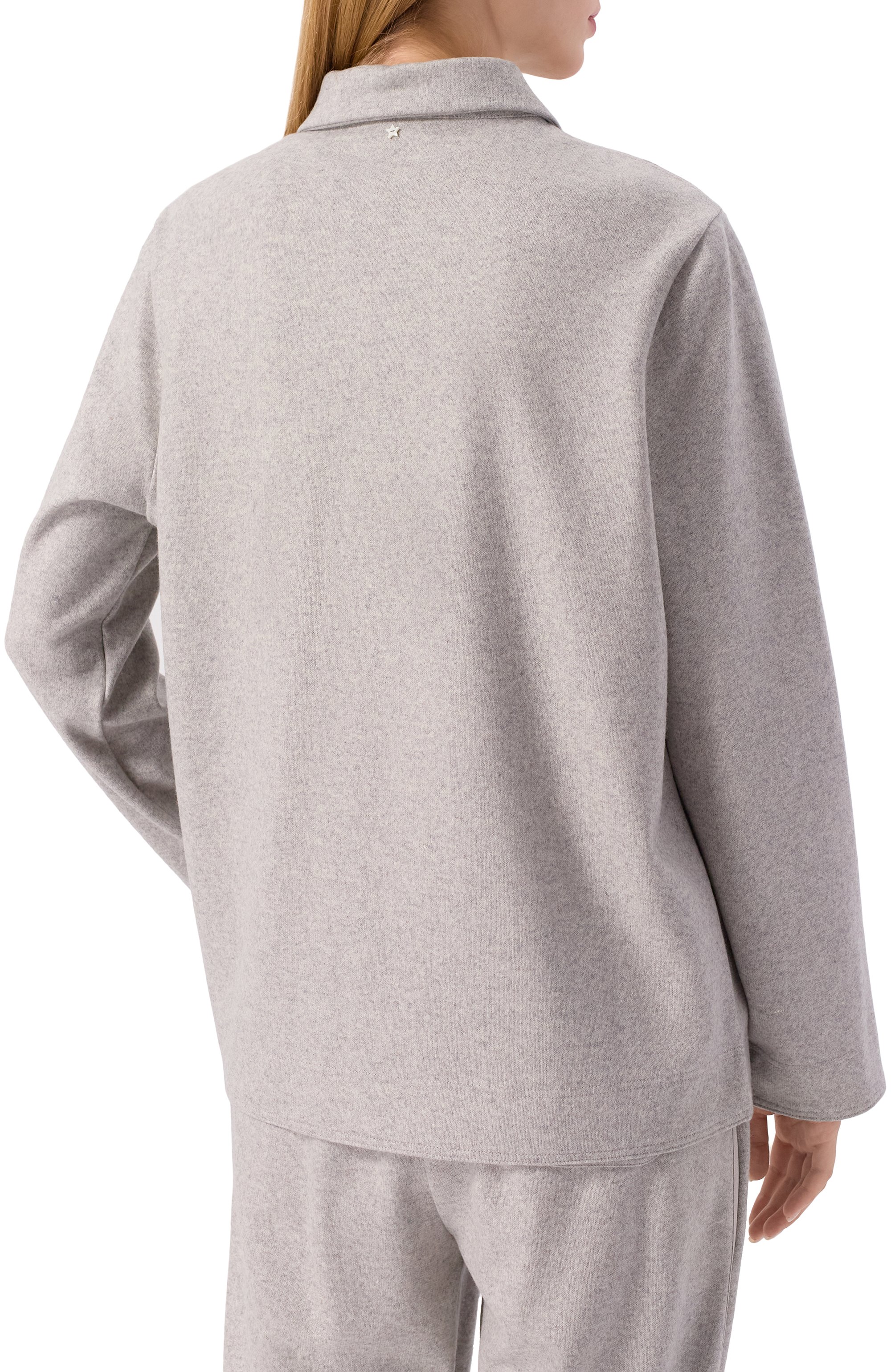 Шерстяной кардиган LORENA ANTONIAZZI светло-серого цвета по цене 76850 руб., арт. FE07A/5015, фото 4 Шерстяной кардиган LORENA ANTONIAZZI, арт. FE07A/5015, фото 4