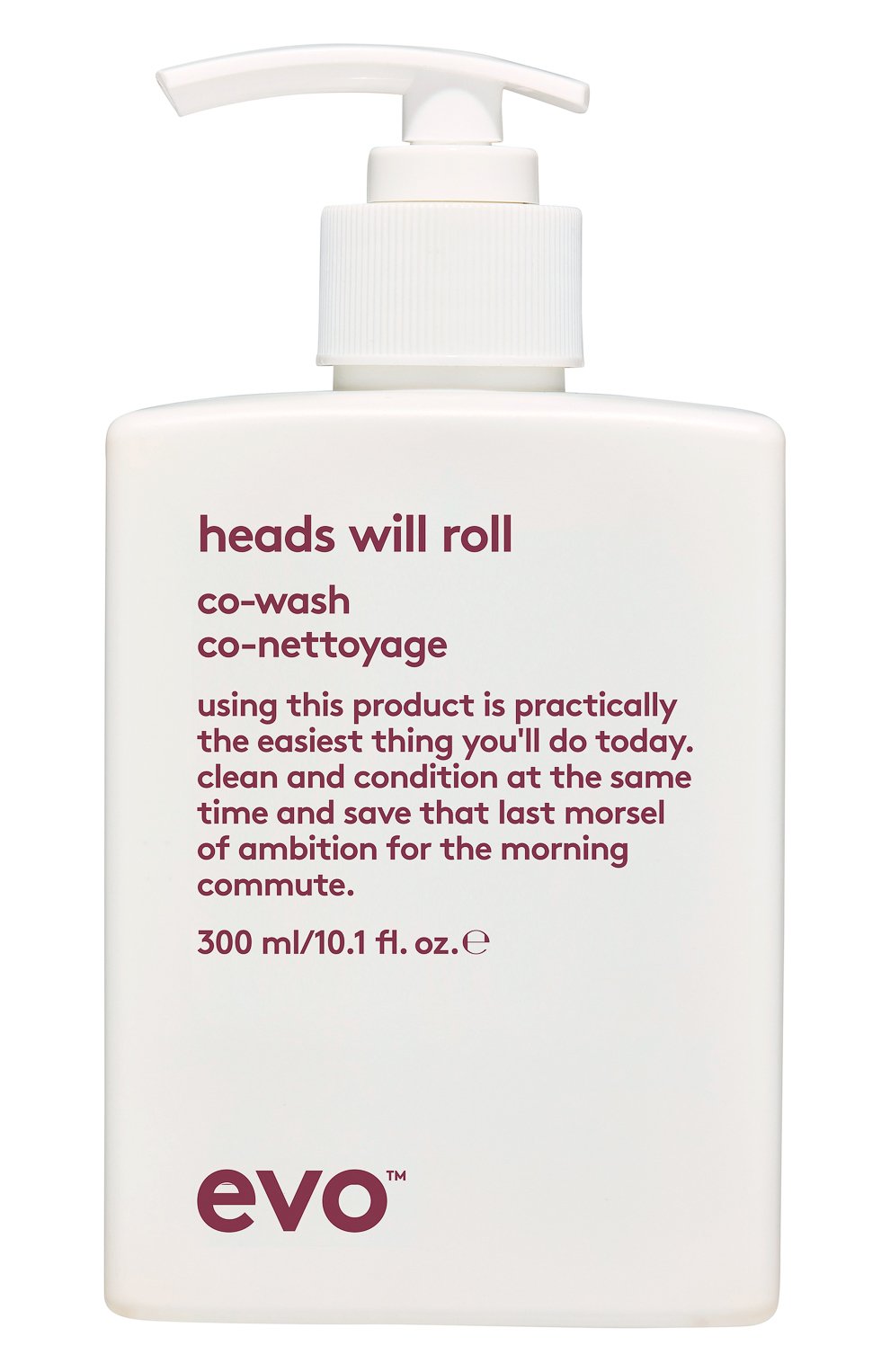 Ко-вошинг для вьющихся и кудрявых волос heads will roll (300ml) EVO, арт. 9349769010273, фото 1