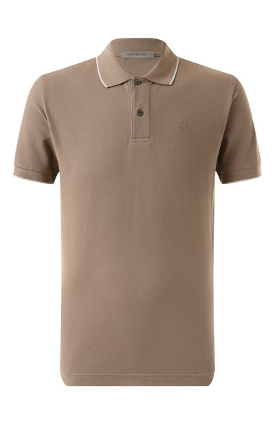 Мужское хлопковое поло CORNELIANI, арт. 25G573-2525043
