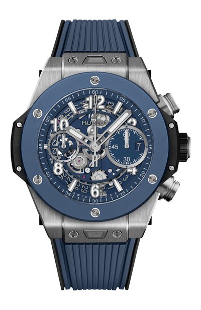 Мужские часы unico titanium blue ceramic HUBLOT, арт. 441.NL.5171.RX