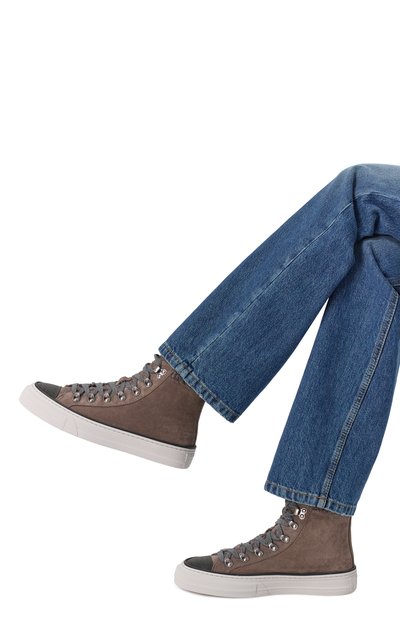 Замшевые кеды BRUNELLO CUCINELLI, арт. MZSFG3095, фото 2