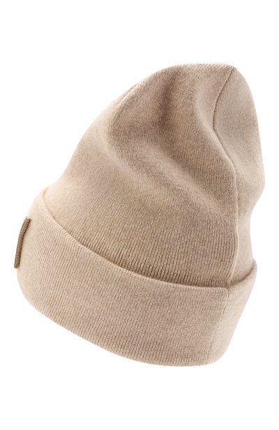Кашемировая шапка BRUNELLO CUCINELLI бежевого цвета по цене 82500 руб., арт. M12171699P, фото 2 Кашемировая шапка BRUNELLO CUCINELLI, арт. M12171699P, фото 2