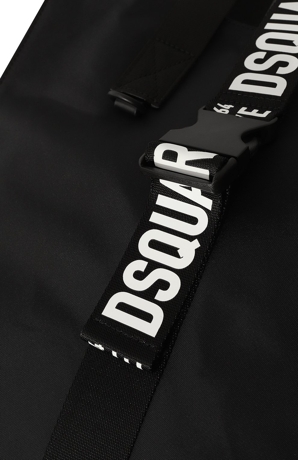 Текстильная сумка-шопер DSQUARED2 черного цвета по цене 59450 руб., арт. SPM0074/16806816, фото 3 Текстильная сумка-шопер DSQUARED2, арт. SPM0074/16806816, фото 3