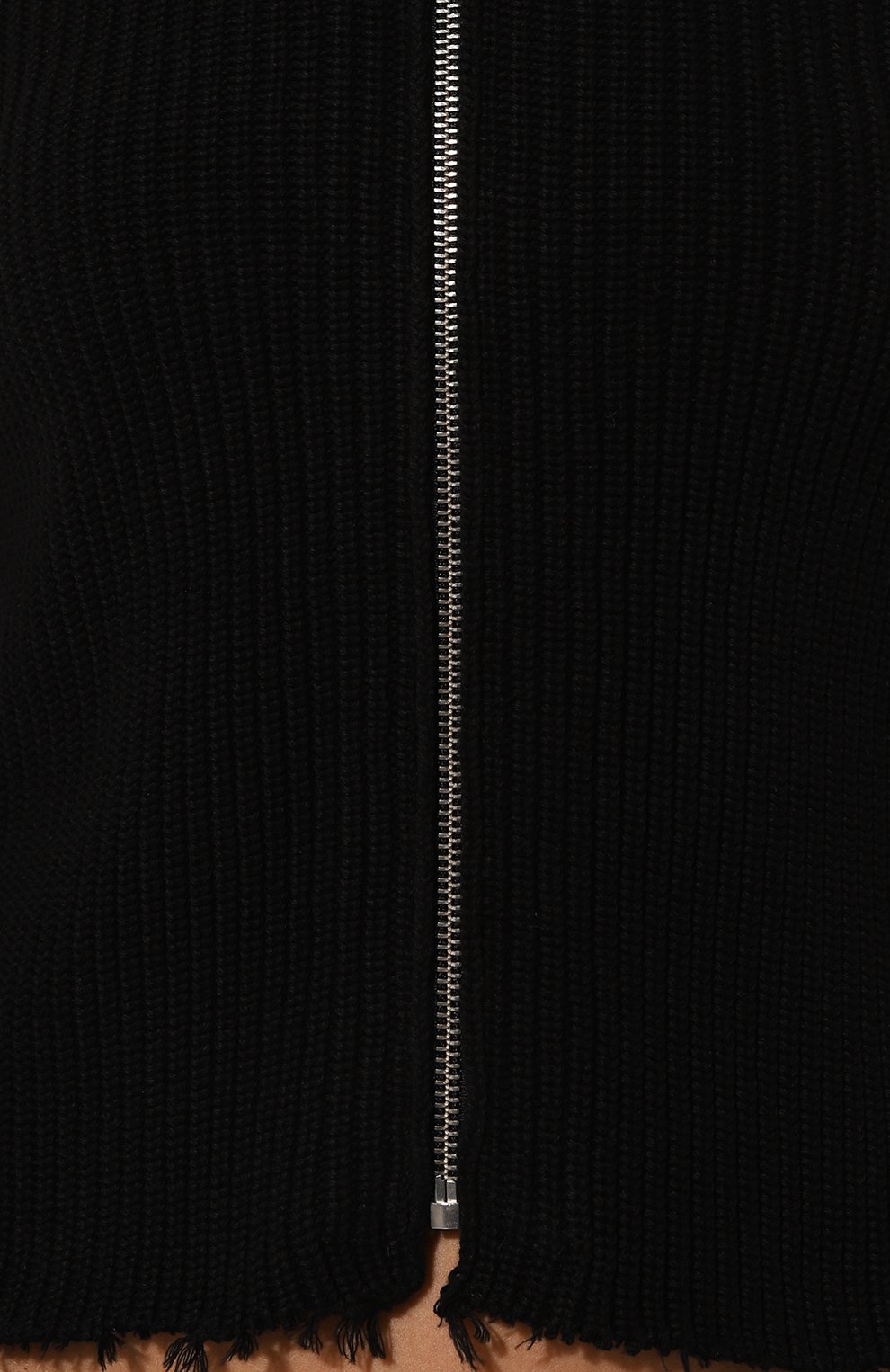 Хлопковый кардиган MM6 черного цвета по цене 78950 руб., арт. S52AM0297/M13039, фото 5 Хлопковый кардиган MM6, арт. S52AM0297/M13039, фото 5