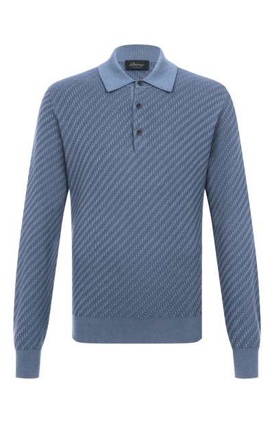 Поло из хлопка и шелка BRIONI, арт. UMR10L/PAK22, фото 1