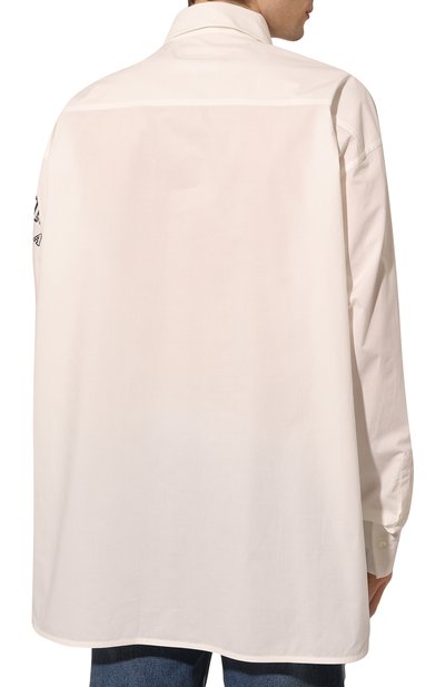 Хлопковая рубашка MM6, арт. S52DL0230/S47294, фото 4