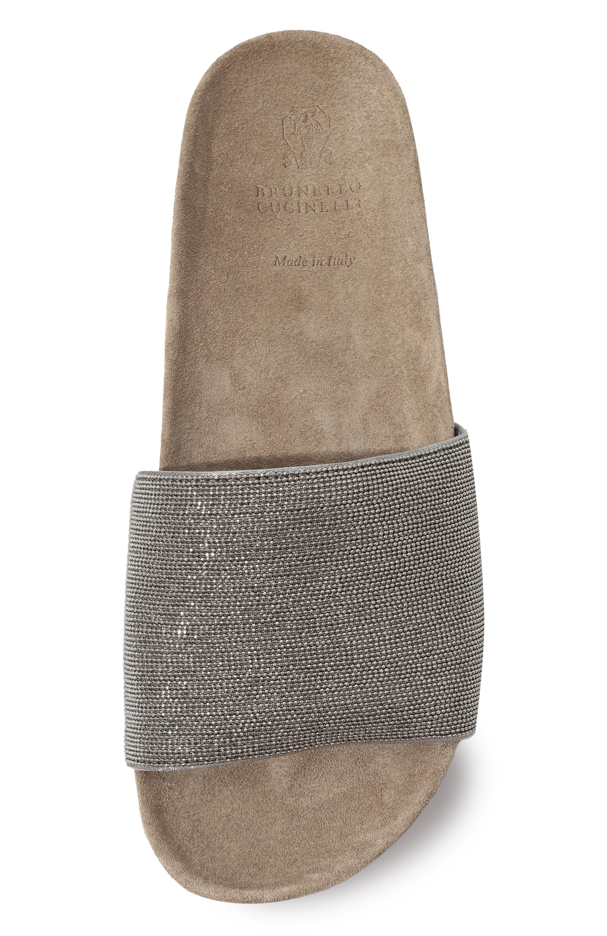 Замшевые шлепанцы BRUNELLO CUCINELLI, арт. MZMIGB1106, фото 6