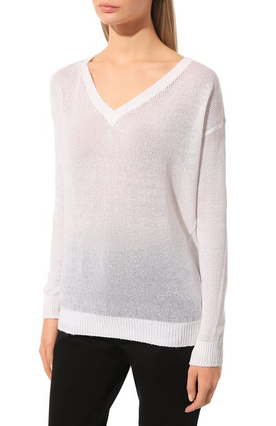 Пуловер изо льна и шелка BRUNELLO CUCINELLI, арт. M1000B1033, фото 3