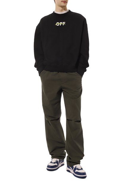 Кожаные кеды out of office OFF-WHITE, арт. OMIA189F22LEA0010142, фото 2