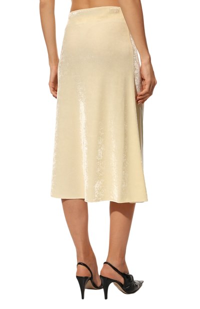 Юбка из вискозы JIL SANDER кремового цвета по цене 79950 руб., арт. J02MA0025-J65006, фото 4 Юбка из вискозы JIL SANDER, арт. J02MA0025-J65006, фото 4