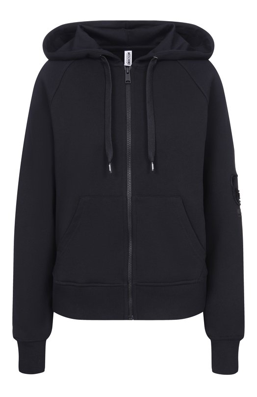 Хлопковая толстовка Moschino A1709/4418 Чёрный A1709/4418