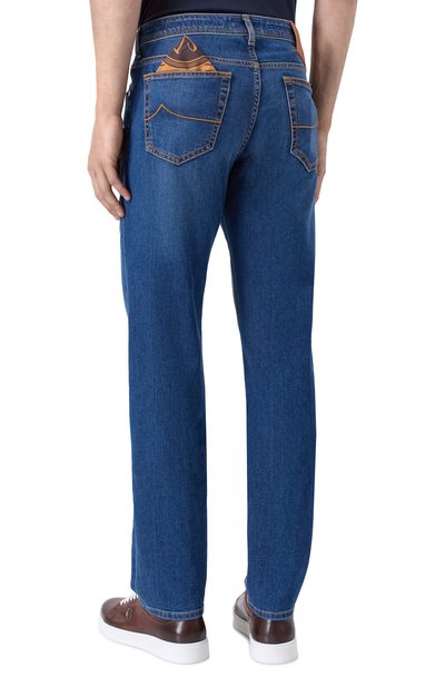 Джинсы bard JACOB COHEN синего цвета по цене 82500 руб., арт. JUM_QM004 073 S4324 V1, фото 4 Джинсы bard JACOB COHEN, арт. JUM_QM004 073 S4324 V1, фото 4