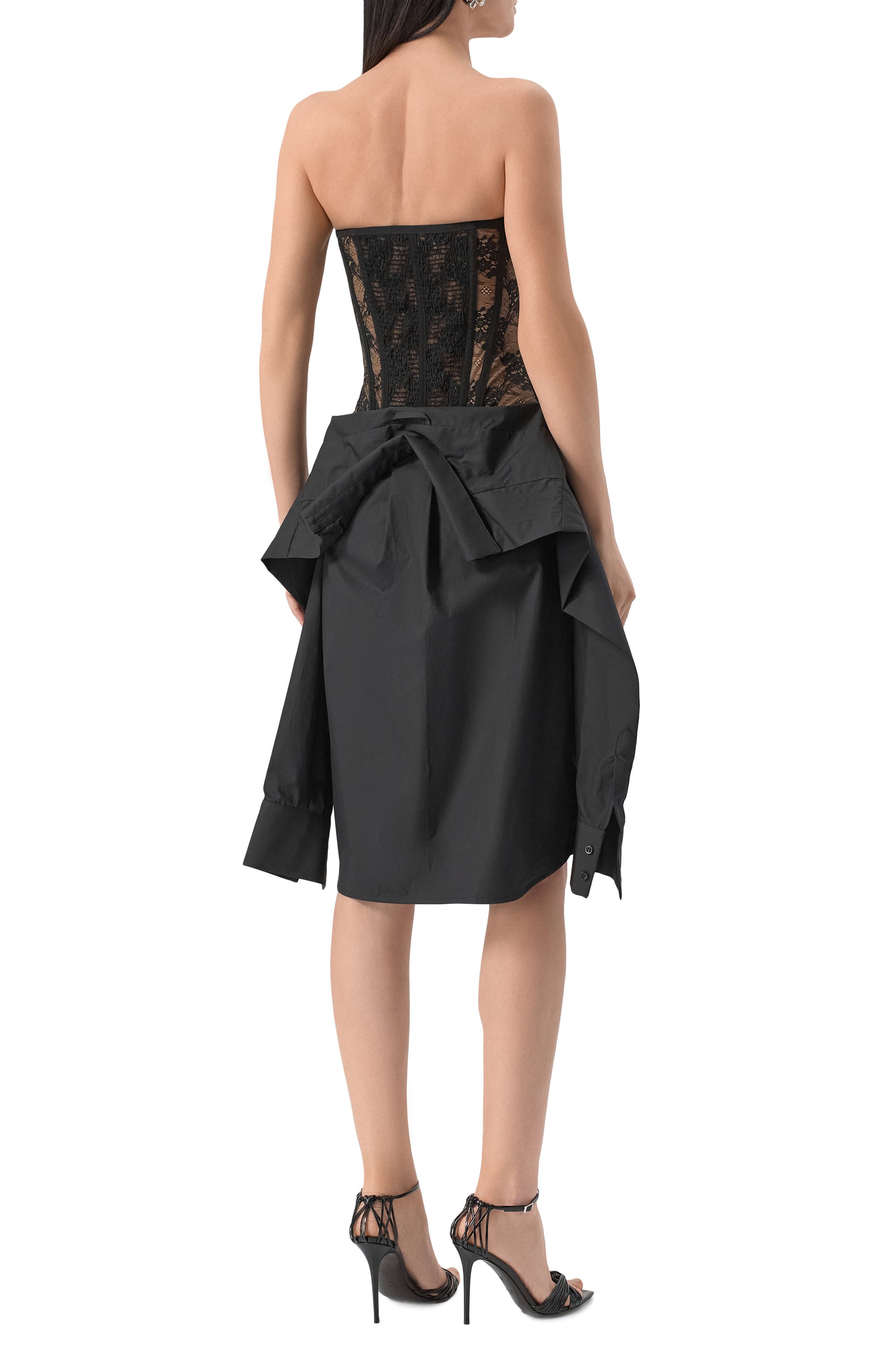 Хлопковое платье GIUSEPPE DI MORABITO, арт. 04SSDR446 04425, фото 4