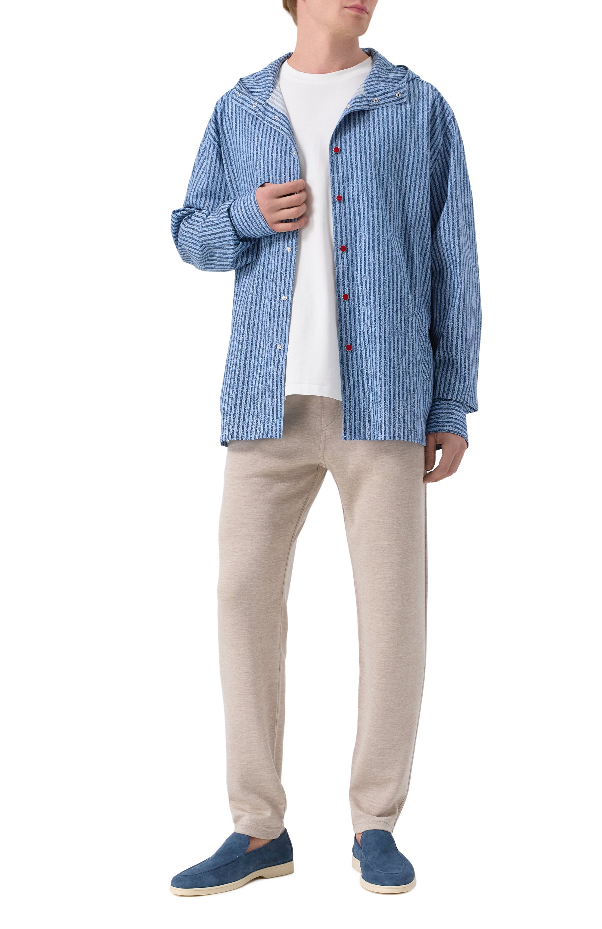 Брюки из кашемира и шелка BRUNELLO CUCINELLI, арт. MM8353243G, фото 2