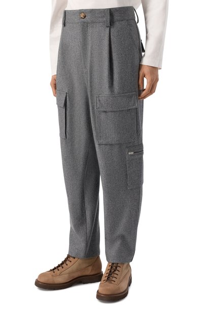 Шерстяные брюки-карго BRUNELLO CUCINELLI, арт. M038PF3010, фото 3
