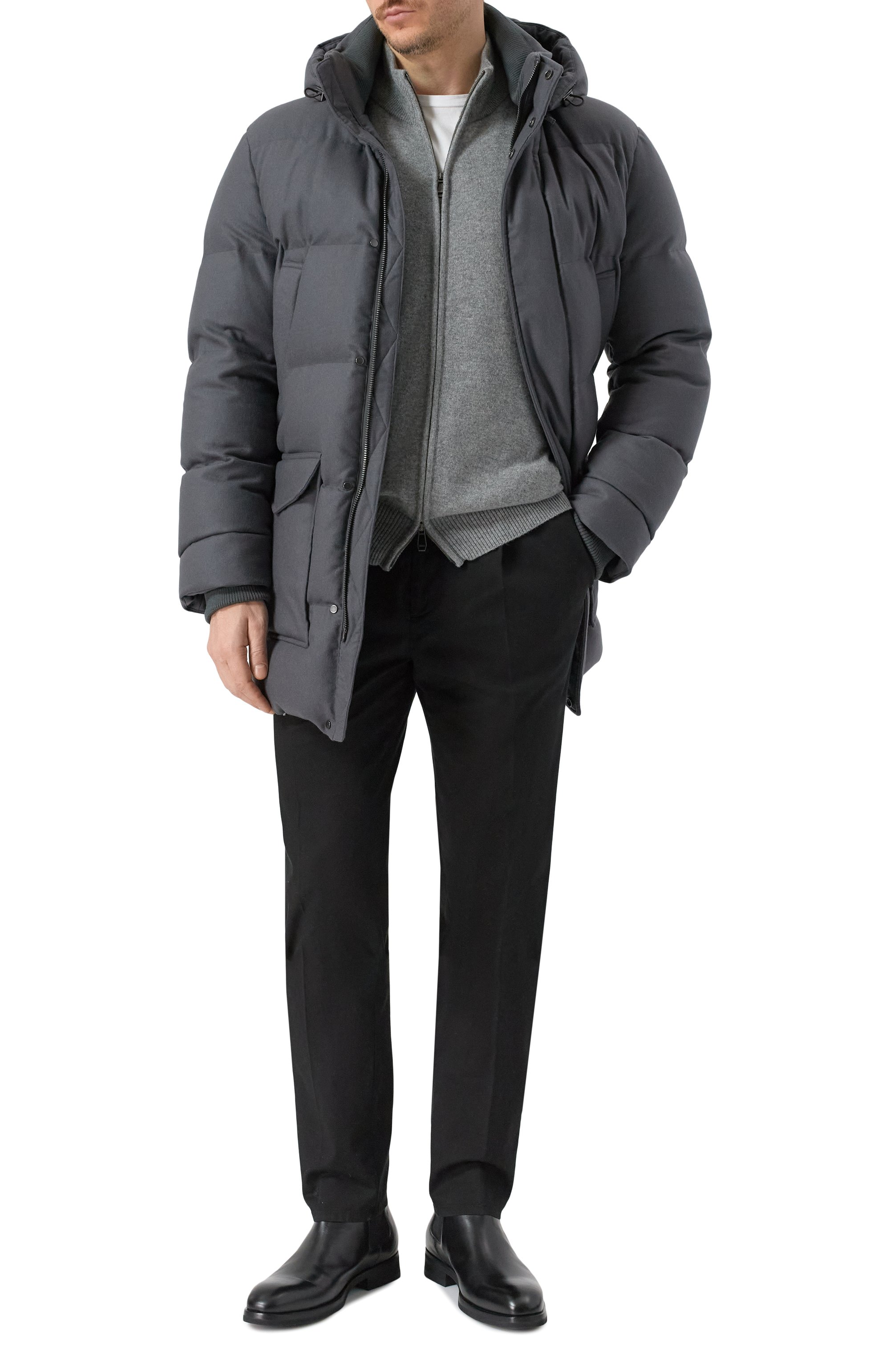 Хлопковые брюки BRUNELLO CUCINELLI, арт. M289LE1450, фото 2