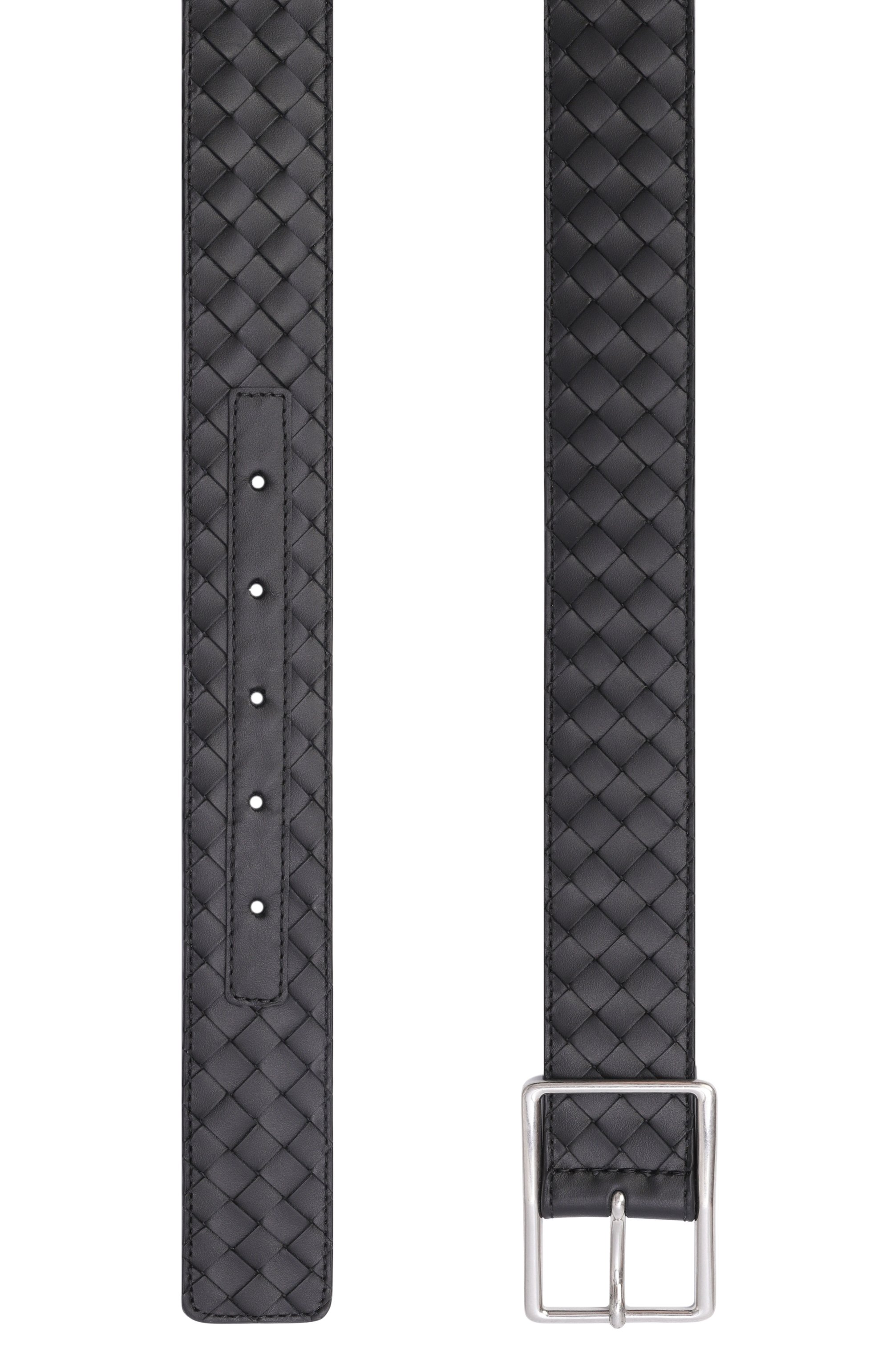 Кожаный ремень BOTTEGA VENETA черного цвета по цене 88650 руб., арт. 796783/V6PD1, фото 3 Кожаный ремень BOTTEGA VENETA, арт. 796783/V6PD1, фото 3
