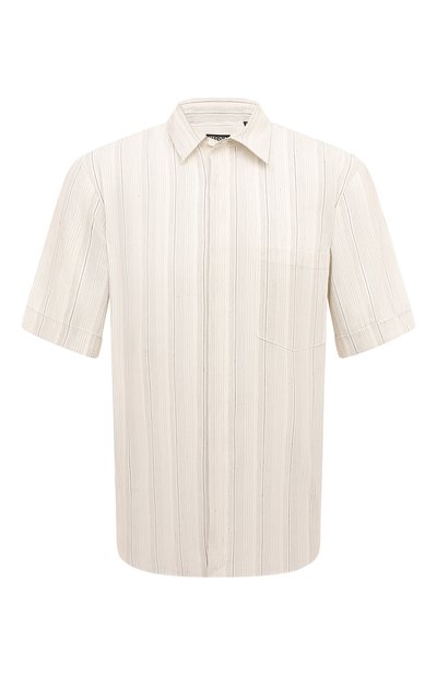 Мужская рубашка изо льна и шелка ZEGNA, арт. UDX45A7/SCP7