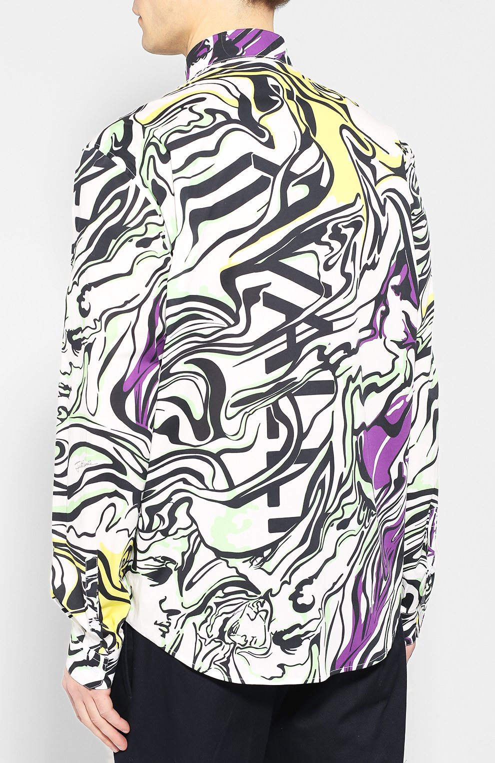 Хлопковая рубашка JUST CAVALLI, арт. S03DL0218/N39261, фото 4