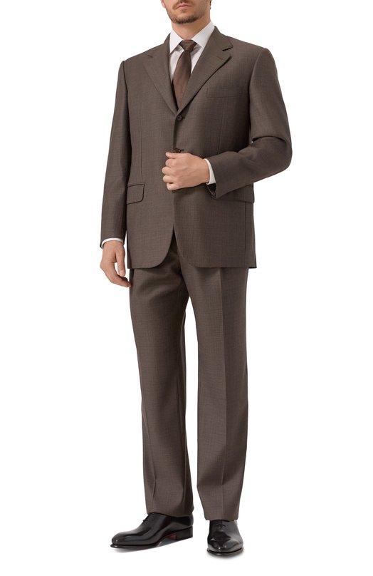 Хлопковая сорочка Brioni RCB40L/PB03R Белый  RCB40L/PB03R Фото 2