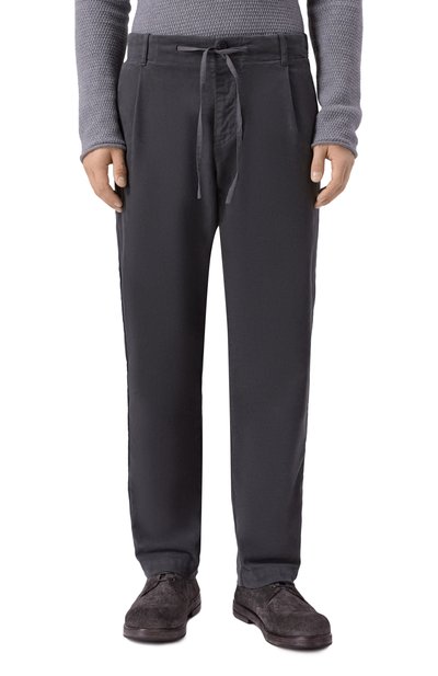 Хлопковые брюки HANNES ROETHER, арт. PA21DRE.7074, фото 3