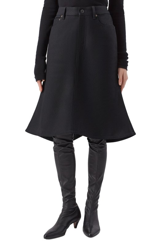 Джинсовая юбка Balenciaga 852330/TTWA4 Чёрный  852330/TTWA4 Фото 3