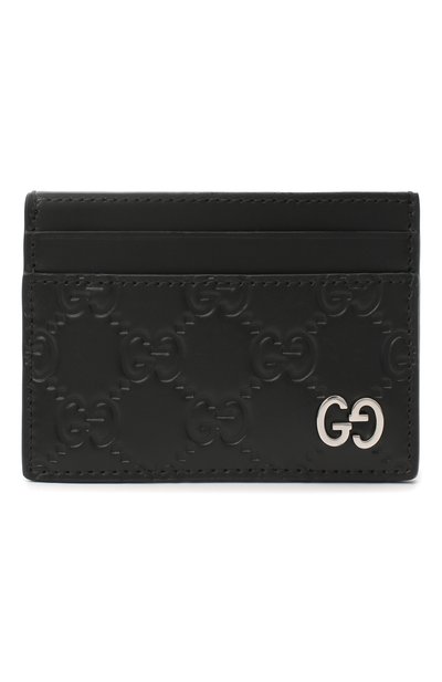 Кожаный футляр для кредитных карт с тиснением signature  GUCCI, арт. 473927/CWC1N, фото 1
