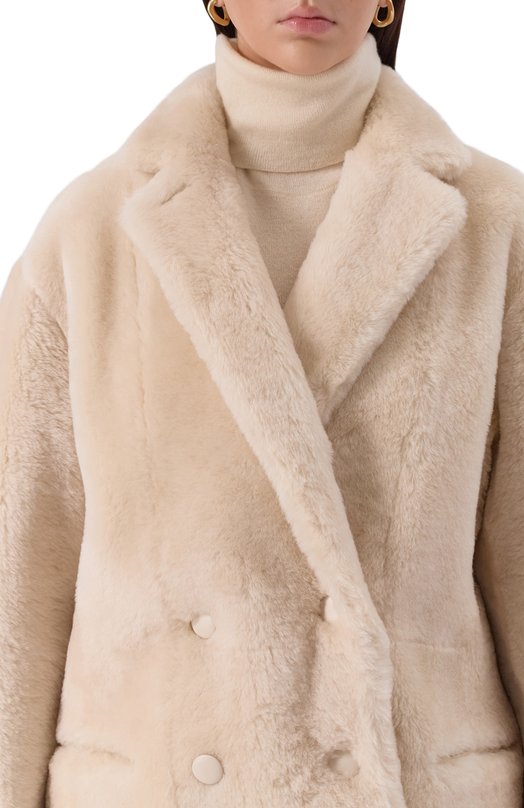 Дубленка из овчины Jacob Lee WSB20112AW25W Бежевый  WSB20112AW25W Фото 5