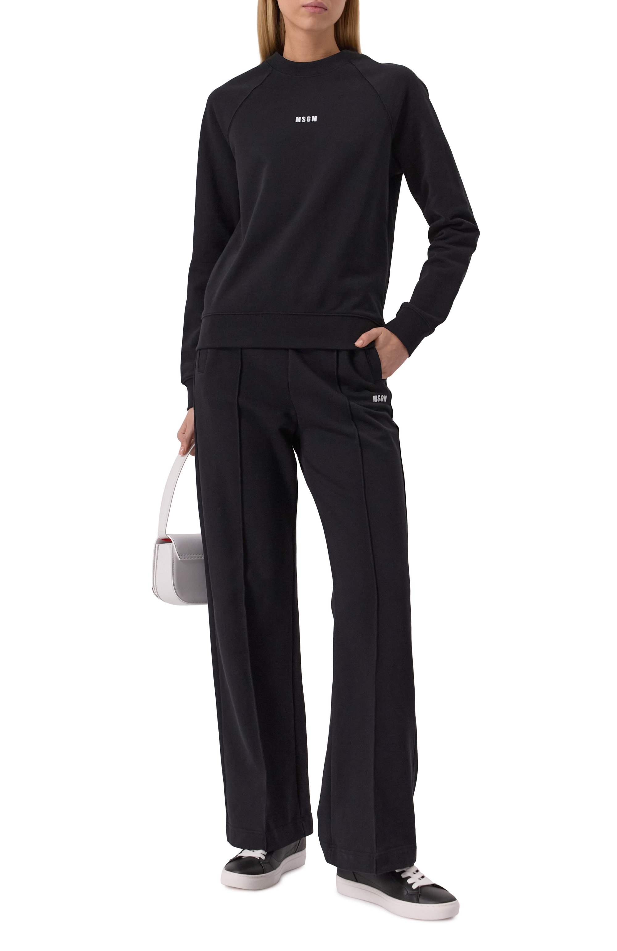 Хлопковый свитшот MSGM, арт. 2000MDM503/300000, фото 2