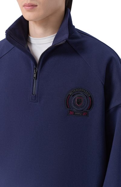 Хлопковый анорак JUUN.J темно-синего цвета по цене 55450 руб., арт. JC6141P22, фото 5 Хлопковый анорак JUUN.J, арт. JC6141P22, фото 5