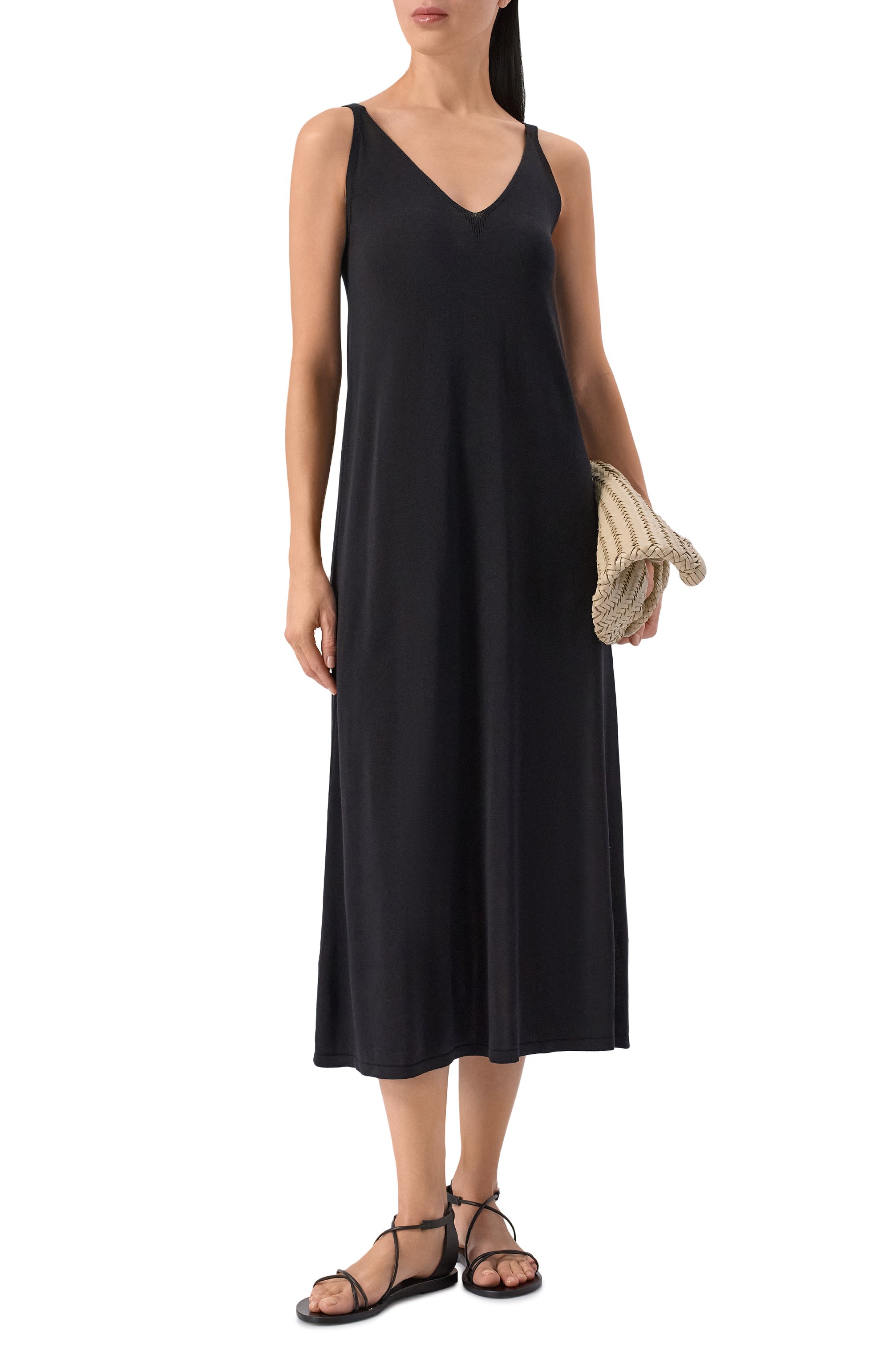 Платье из шелка и вискозы FREEAGE, арт. FSW21010308BK, фото 2