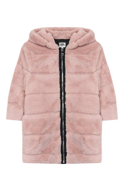 Шуба из экомеха KARL LAGERFELD KIDS, арт. Z16073, фото 1