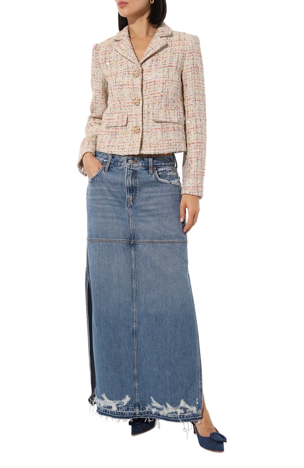 Твидовый жакет SELF-PORTRAIT, арт. PF24-110JA-C, фото 2