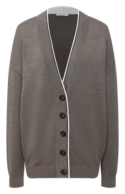 Женский хлопковый кардиган BRUNELLO CUCINELLI, арт. M74767406