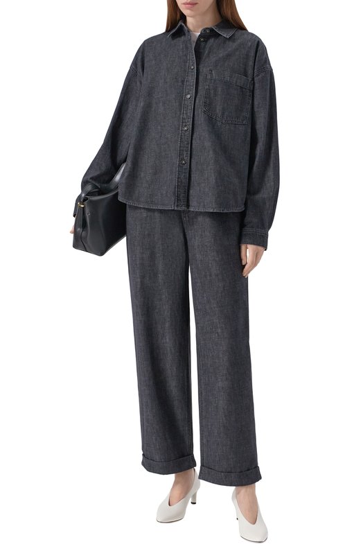 Джинсовая рубашка Light  12 STOREEZ 137734 Серый  137734 Фото 2